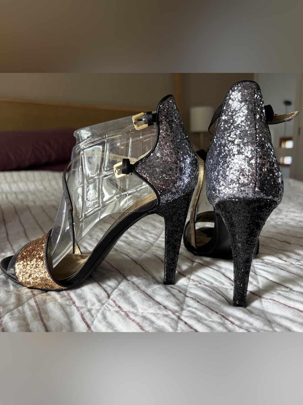 Lulu Townsend Glitter Heels